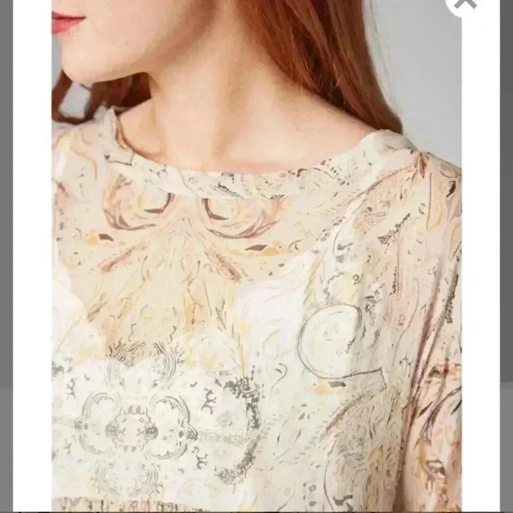 FREE PEOPLE SAY YOU WILL SHEAR TOP IVORY SIZE XS